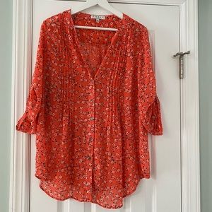Spring Flowy Flowery Tunic